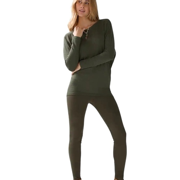 WHBM Runway Leggings Olive - Picture 1 of 4